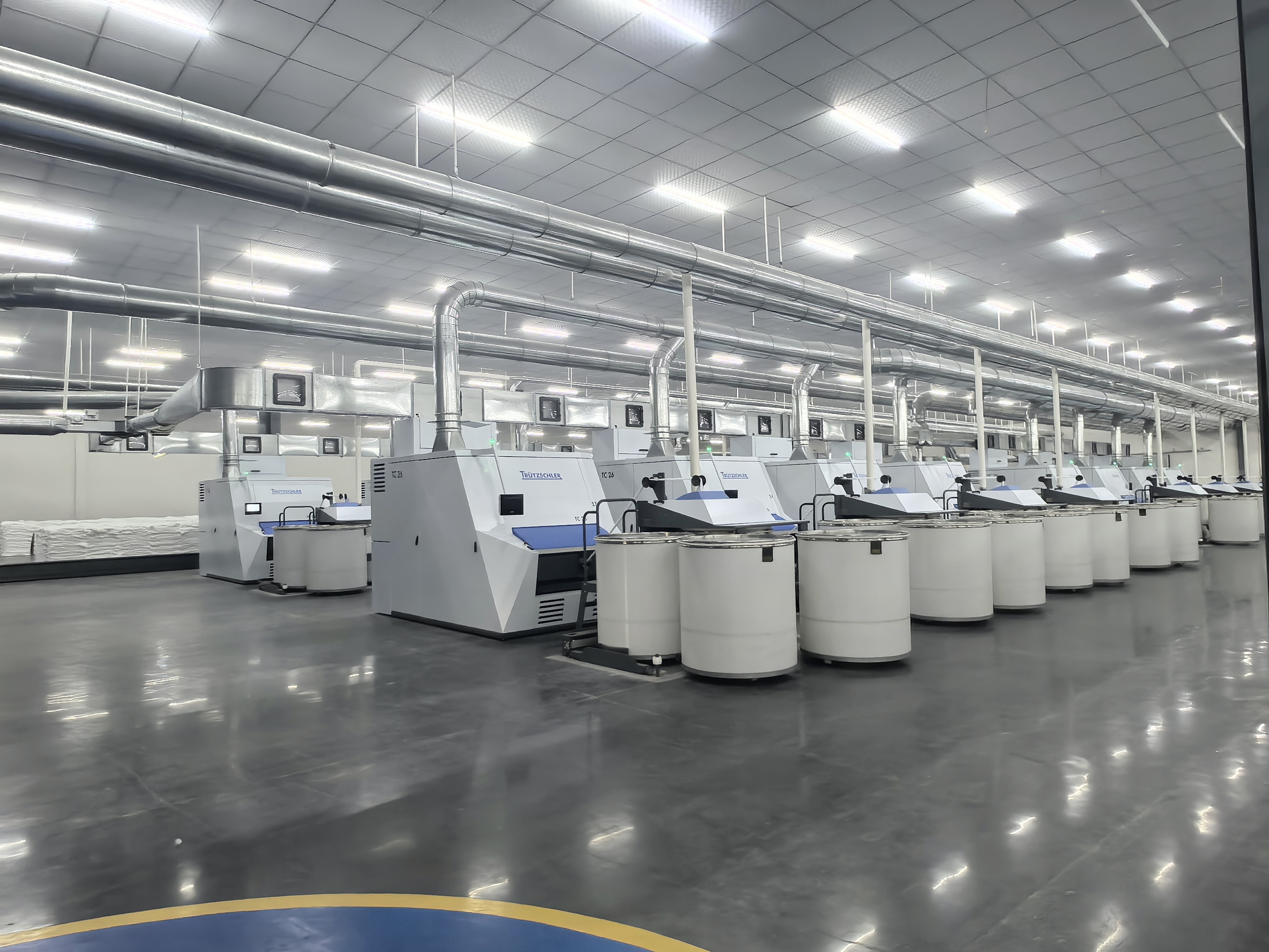 Truetzschler carding production line